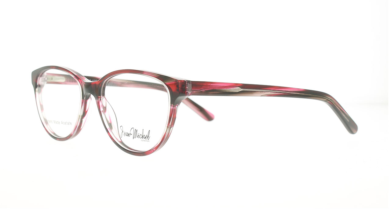 Paire de lunettes de vue Chouchous 9160 couleur rouge - Côté à angle - Doyle